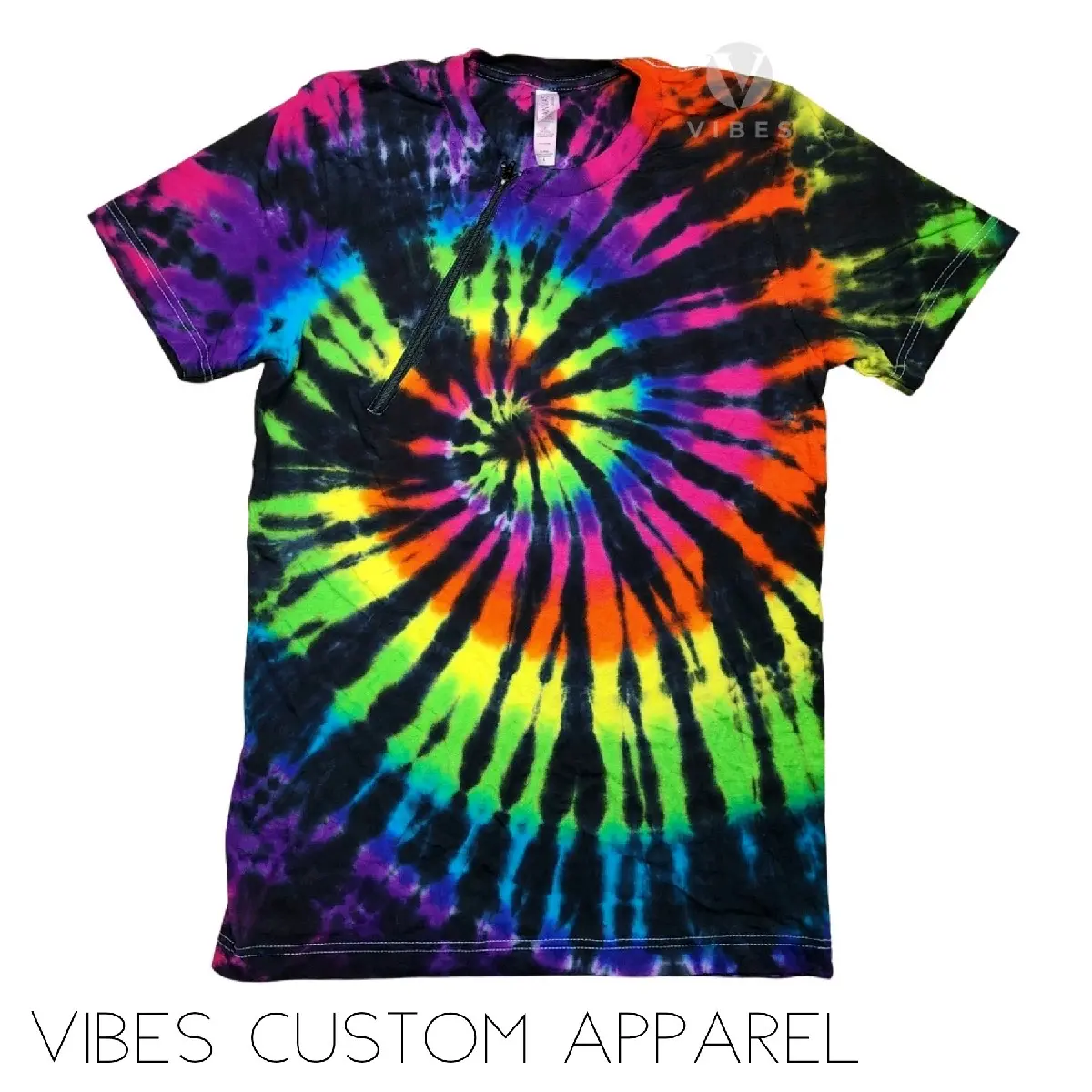 Chemo Port Cancer Treatmeant Radiation Zipper Access Tie Dye Unisex T-Shirt