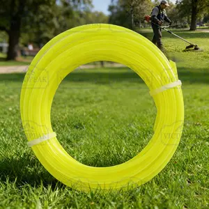 Garden Mowing Accessories, Lawn Trimming Rope, Star-Shaped Grass Cutting Line, 3.0mm X 5m, Anti-Break Mowing Rope for Lawnmowers
