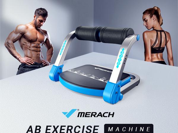 （Live Only）Special Link for Flash sale MERACH Sit-Up Exercise Equipment, Ab Crunch Machine Roll-up Machine, Abdominal Workout Machine for Home Gym, Core Ab Exercise System Trainer