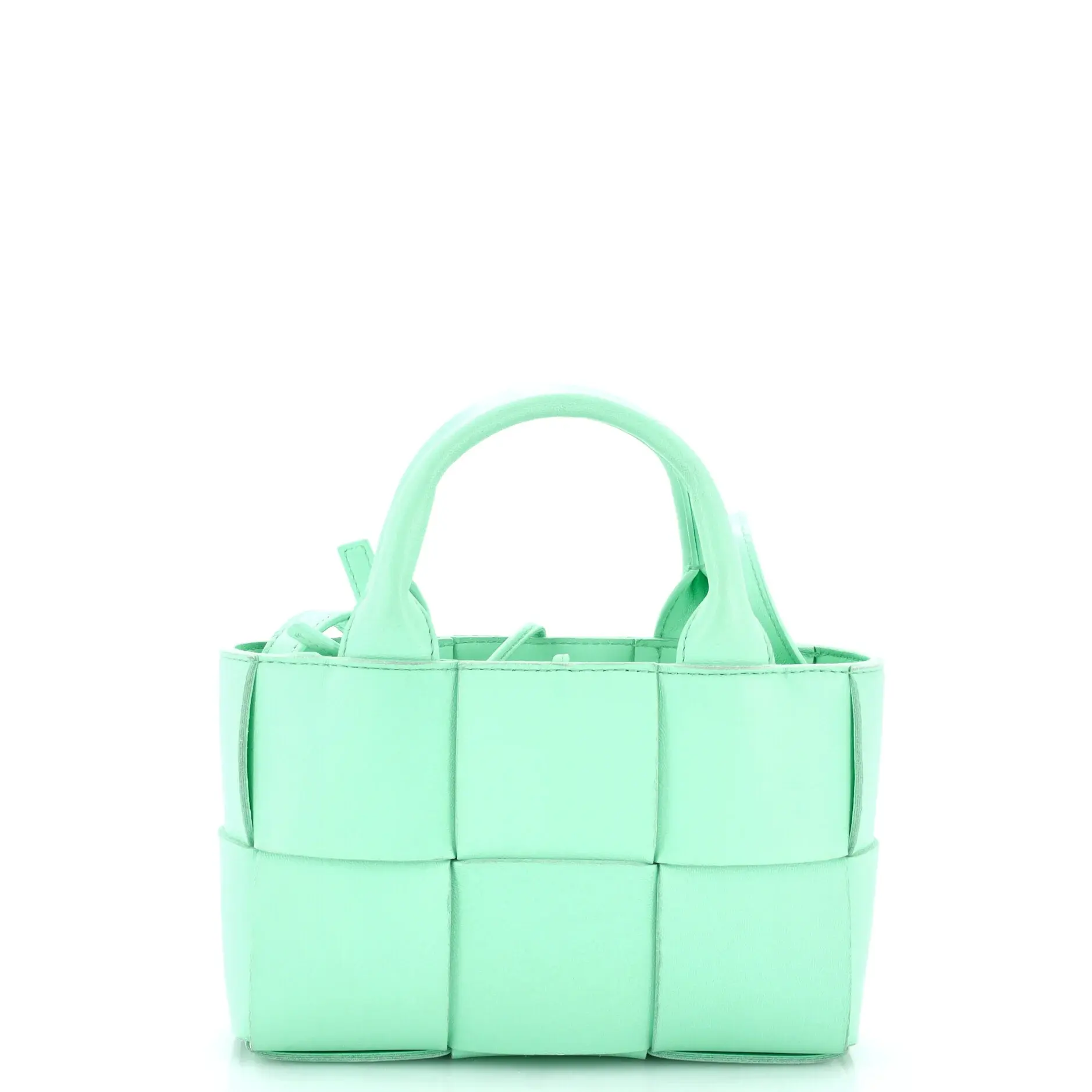 Pre-owned Bottega Veneta Leather Tote Bags REBAG Arco Tote Maxi Intrecciato Mini by Rebag