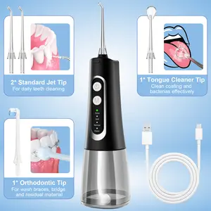 PureHealth M139por Water Flosser - 4 Modes Rechargeable Oral Irrigator, Waterproof & Travel-Friendly Teeth Cleaner for Home & On-the-Go Use