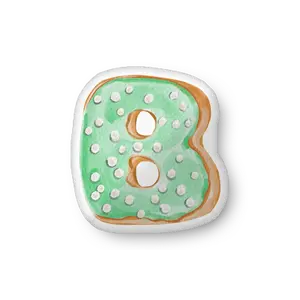 Letter "B" Donut Pillow