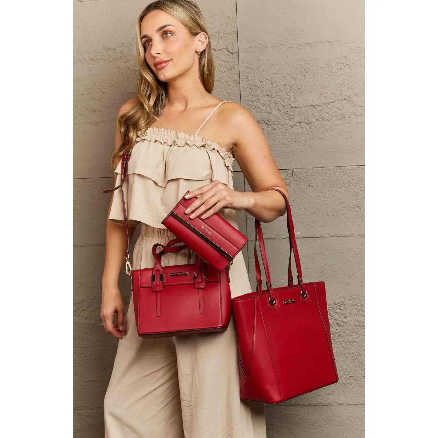 Nicole Lee Dakota 3-Piece Handbag Set
