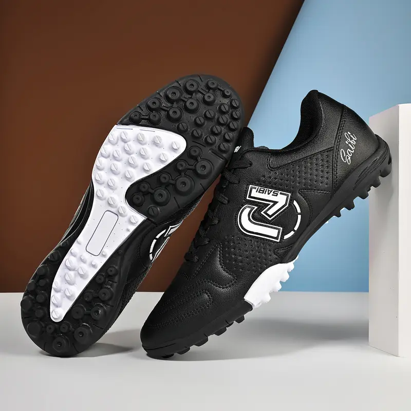 Professional Soccer Shoes TF Studs Turf Shoes Women's Training Sneakers Outdoor Indoor Sports Shoes Durable Anti-Slip Breathable Competition Shoes Soccer Footwear Football Cleats Football Field Boots