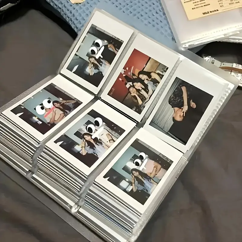 Clearview 240-Slot 3-Inch Photo Album - Durable Transparent Organizer for Memorabilia, Tickets & Cards - Ideal Collector's Display Case, Photo Strip Album, Photocard Album, Picture Album