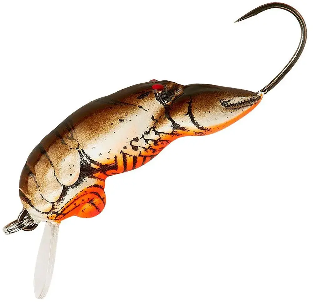 Rebel Micro Crawfish Ultra Finesse Fishing Bait - 1.3125" Long, 1/16 oz, Micro Finesse Design, Small Size, Realistic Look, Exceptional Realism, Finesse Fisherman