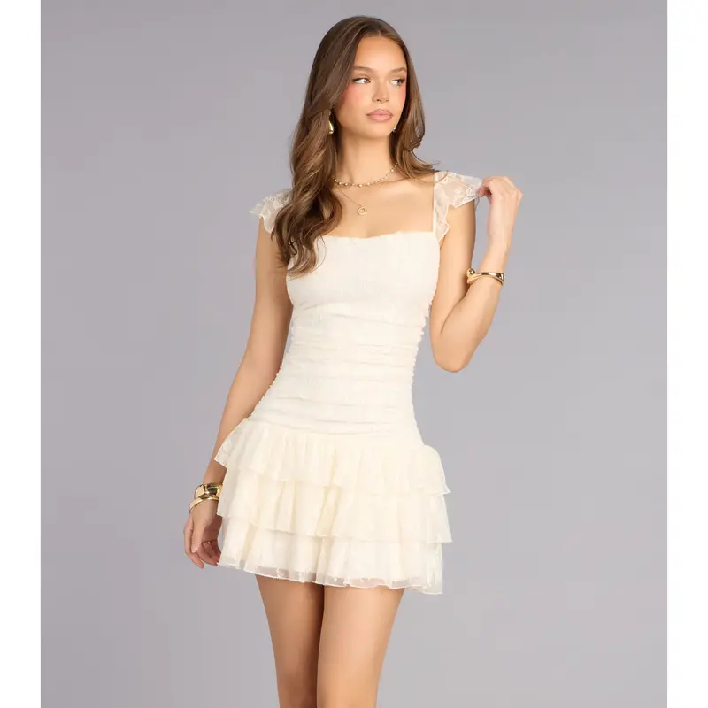 lace skater dress - TikTok Shop