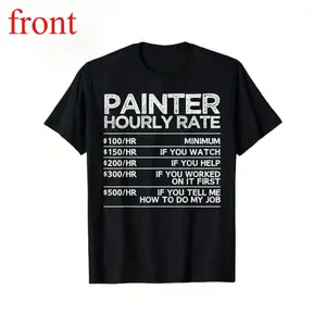Cool Painter Art for Men Women Painting Job House Painter T Shirt Menswear Tops Shortsleeve