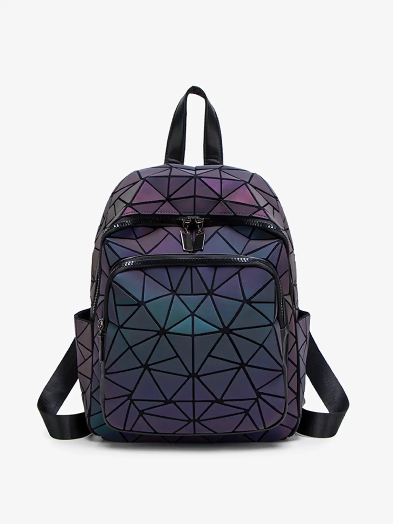 Weekend Getaway Fashionable Traveler Avant-Garde Iridescent Travel Backpack, Stylish and Durable Design, Perfect for Adventure Enthusiasts