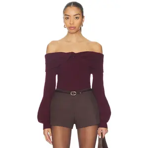 ASTR the Label Tilde Sweater in Wine