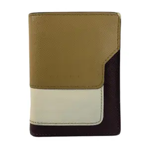 Pre-owned MARNI Calfskin Small Leather Goods Leather Compact Wallet