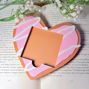 3D Printed Sugar Cookie Post-It Note Holder | Desk Accessory | Cute Office Decor | 4x4 Post-It Organizer