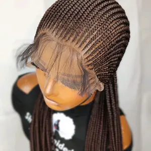 All Back Conrow in Color 33 - Braided Wig with Natural Look and Comfortable Fit