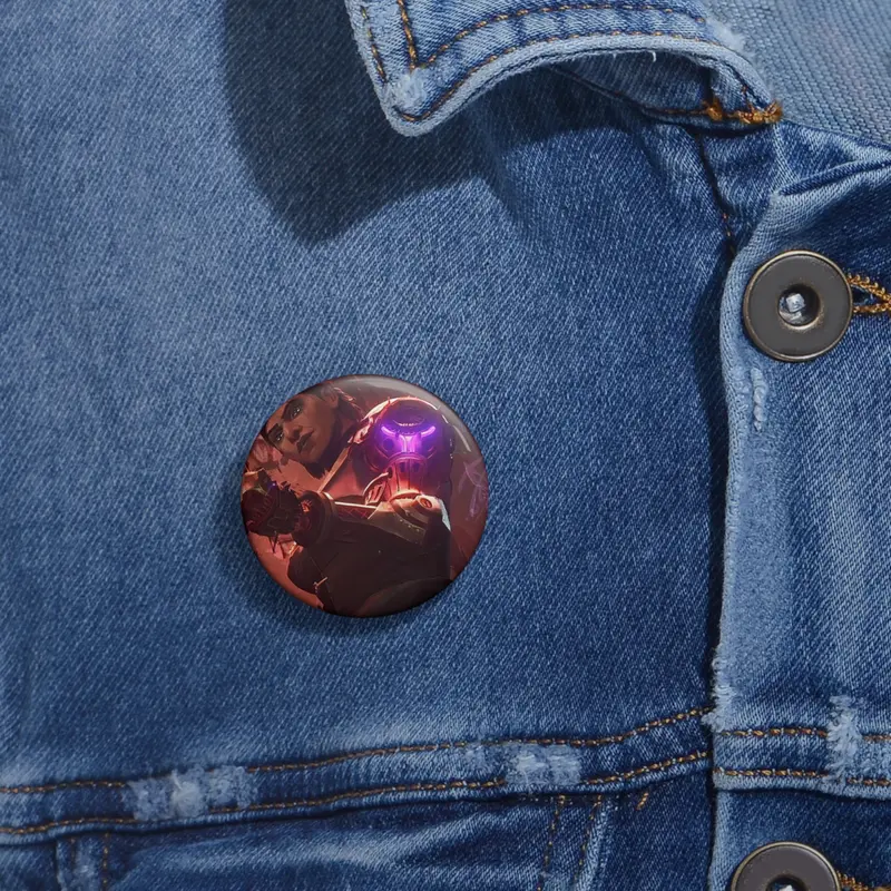 Sevika Arcane Pin Buttons
