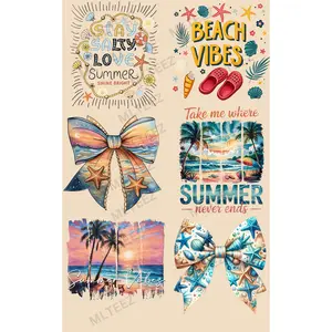 STAY SALTY LOVE SUMMER PREMADE GANGSHEET  - 22X36  DTF TRANSFERS - DIRECT TO FILM