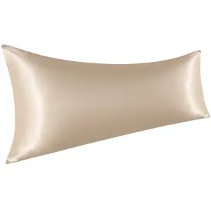 Satin Body Pillowcase for Hair & Skin – Silky Smooth Body Pillow Cover with Envelope Closure, Soft Cooling Long Pillowcase 20x54 Inches