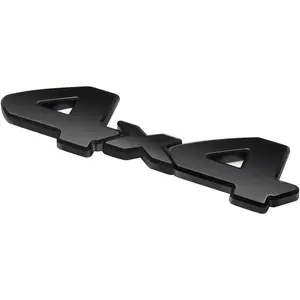 3D Metal 4x4 Car Emblem Badge, Rear Trunk Decal Sticker for Toyota Land Cruiser Highlander, Durable Automotive Accessory