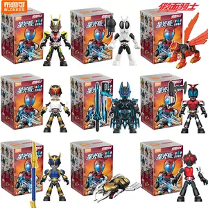 Blokees Kamen Rider Vol.6 Anime Figure Blind Box Masked Rider Assembled Toys Saber GEATS Hopper Kuuga Action Figure Gift