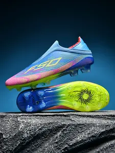 Men's X-F50 No-Lace Football Shoes, Soccer Cleats, Football Boots, Artificial Grass/turf TF/fg Training, Durable Lightweight Design, Unisex, Ideal for Training & Matches
