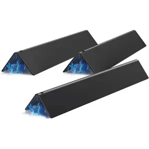15.3" Heavier Flavorizer Bars Replacement for Weber Spirit I & II 200 Series, E/S210 E/S220 Grills with Front-mounted Control, Porcelain-enameled, 3.5" W, 3-Pack
