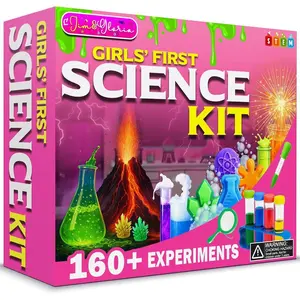Jim&Gloria Science Kits for Kids Age 5-7 8-12 Year Old Birthday Gifts for Girls, Craft Supplies, Learning & Educational Toys, Stem Toys, Chemistry Set, Science Experiments for Kids Volcano Projects