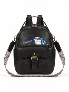 Women's Leather Backpack Handbag, Fashion Mini Travel Bag, Anti-Theft Design, Perfect for Daily Use & Trips