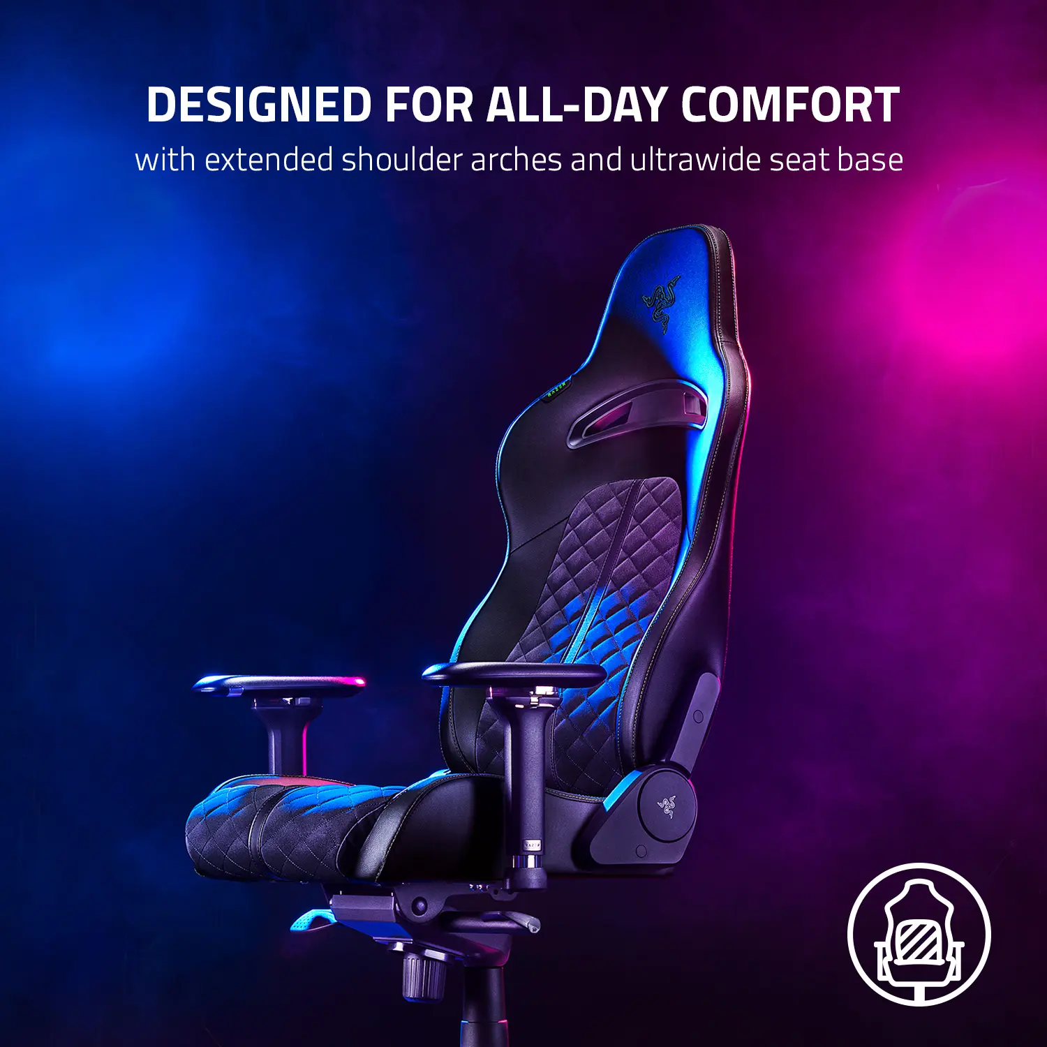 Razer Enki Gaming Chair for All-Day Comfort Razer Enki Gaming Chair for All-Day Comfort