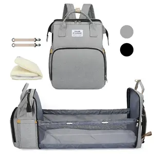 Diaper Bag Backpack with Changing Station,Baby Bags New Mom Gifts Pañaleras Para Bebe Baby Girl Newborn Essentials Must Haves Baby Shower Gifts Baby Registry Search Light Gray