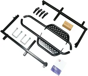 Steeleng Heavy Duty Nerf Bars/Running Boards for EZGO RXV 2008+ Golf Cart (Set of 2)