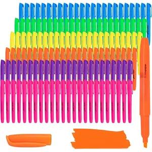 138 count Highlighters, Chisel Tip, Assorted Colors  Highlighters Bulk - Quick Dry, Ideal for Studying, Note-Taking, School, College, Office, Teacher & Student Supplies