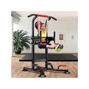 Sports season  Power Tower Dip Station Pull Up Bar Gym Fiess Workout Exercise Equipment Strength Training With Speed Punching Bag Boxing Ball Outdoor agility training