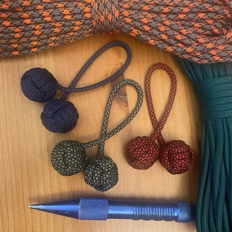 Monkey Fist Paracord Begleri Fidget Toy