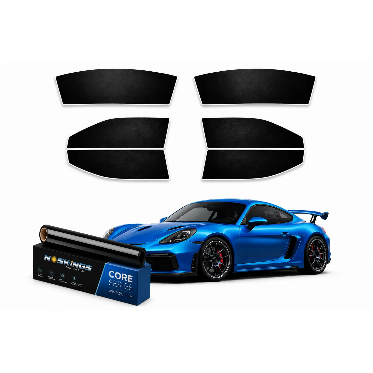 NosKings Core Series Nano Ceramic Precut Window Tint Kit