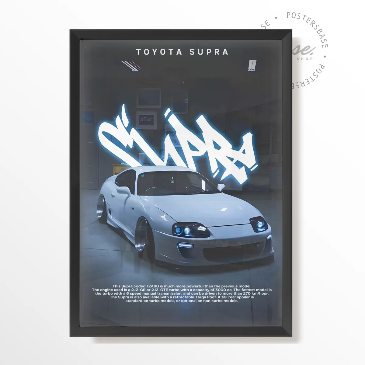 DICH-ToyotaSupraJZA80 Poster - Unframed #10199