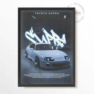 DICH-ToyotaSupraJZA80 Poster - Unframed #10199