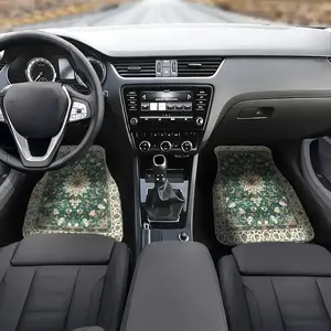 Boho Style Car Floor Mat, 4 Counts/set Non-slip Car Floor Mat, Fashionable Car Interior Decoration Accessories for Women & Men, Protector, Car Mats