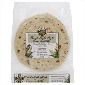 La Tortilla Factory  Handmade White Corn Tortillas, 11.57 oz - Pack of 12