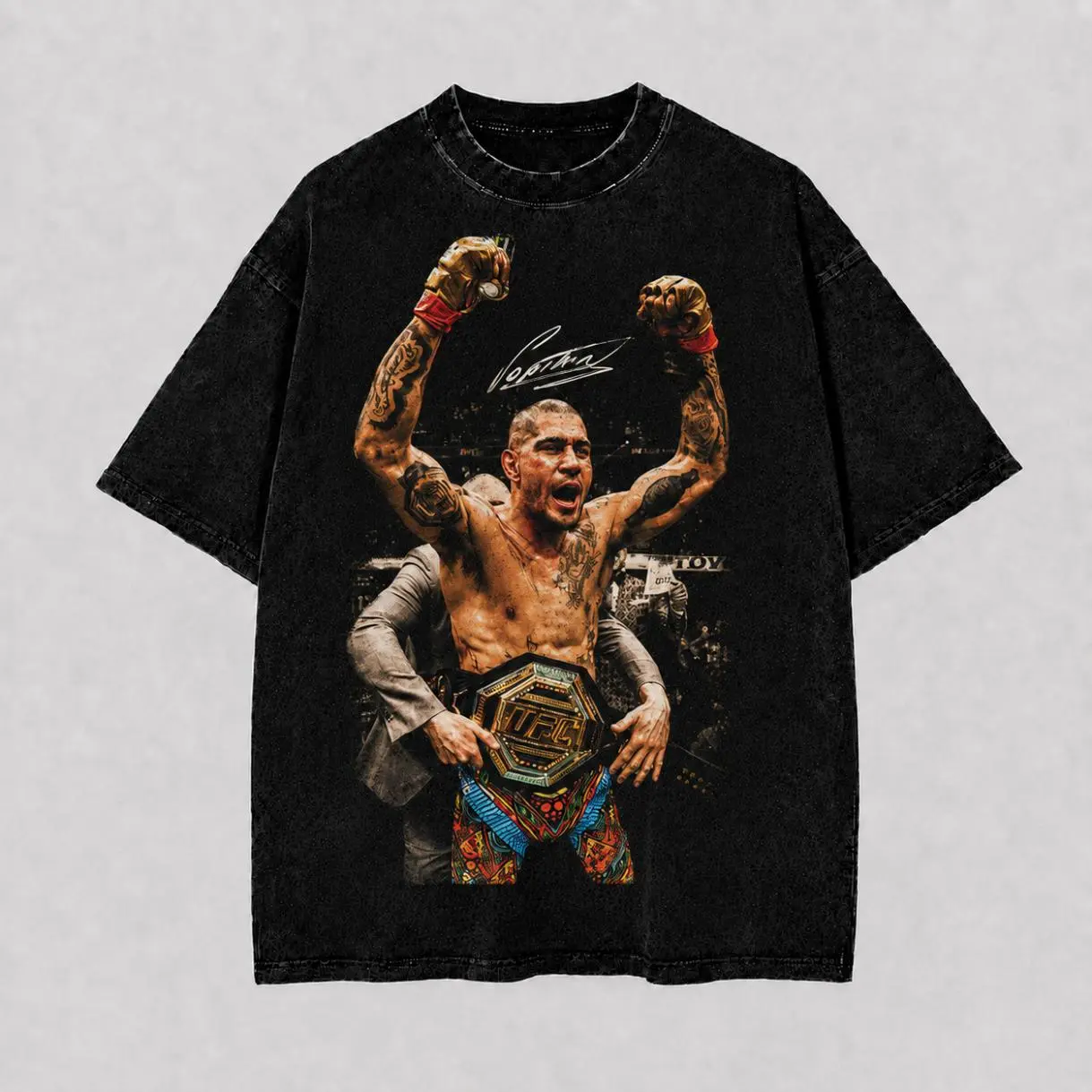 Alex Pereira Poatan Vintage Bootleg 90s Graphic Shirt, Retro MMA Fighter Tee, Unisex Fight Fan Gift