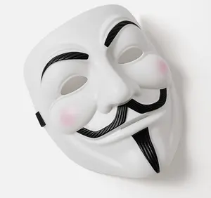 V for Vendetta Mask Guy Fawkes Halloween Party Costume Anonymous Hacker Mask