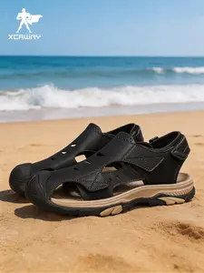 Vintage Men's Casual Outdoor Sandals, Trendy Open-Toe Beach Shoes, Perfect for Summer Daily Commute & Weekend Leisure Parties