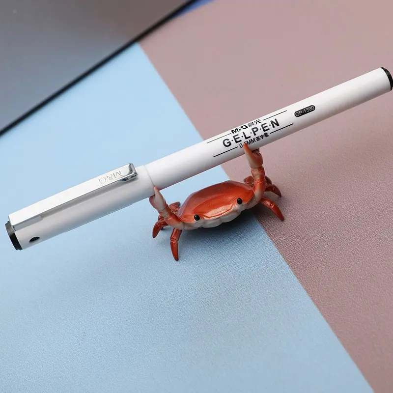 Crab Pen Holder Decorative Stand for Organizing Pens, Pen Organizer for Desk, Unique Crab-Shaped Desk Accessory for Creative Workspace, Ideal Gift for Office and Home