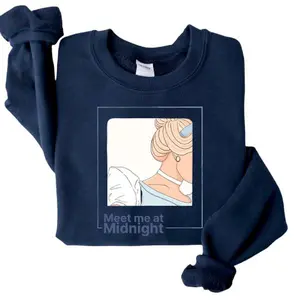 Midnight Cinderella Inspired Princess Era Shirt - Magical Parks Style For Mup S