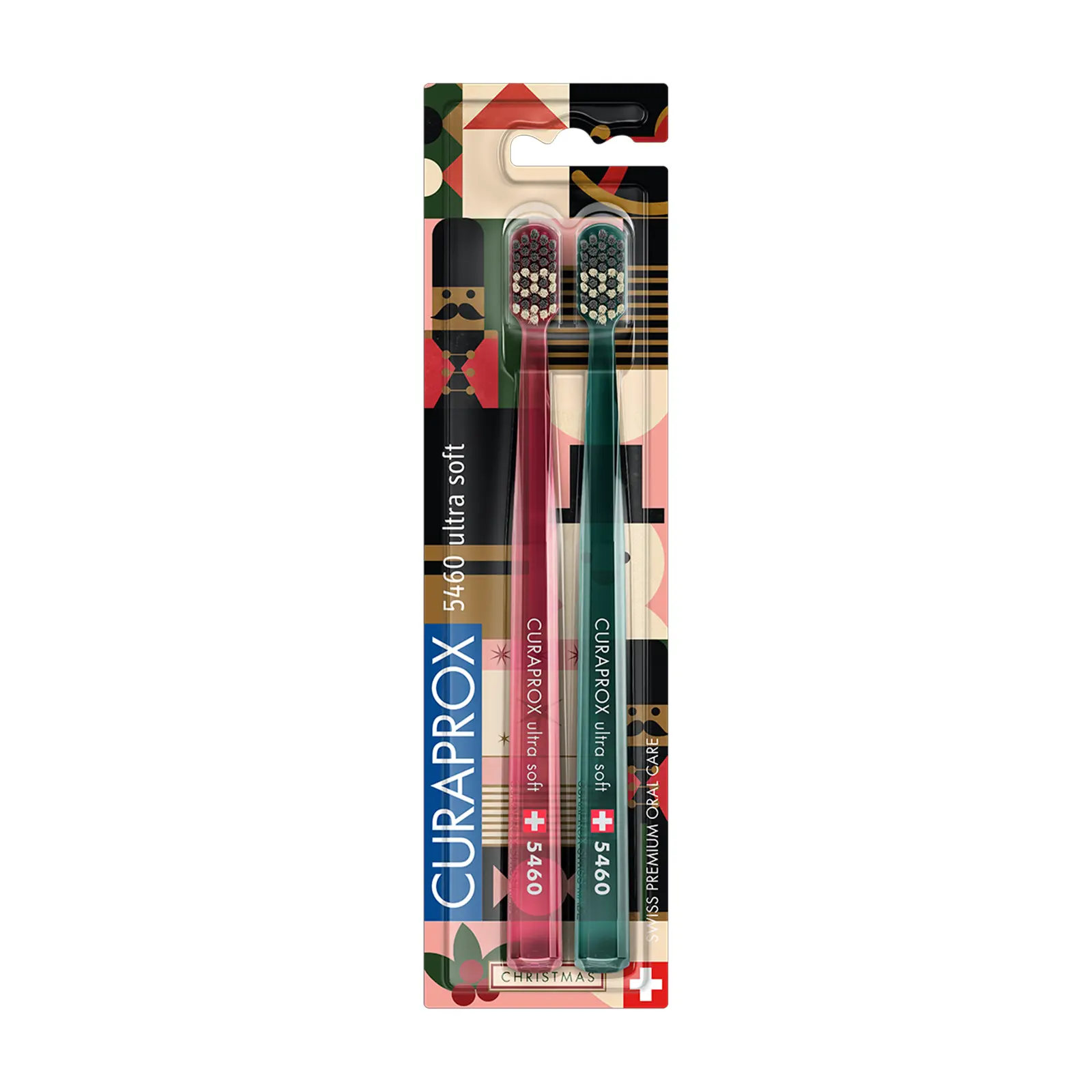 CS 5460 Christmas Edition 2023, 2 pcs, Ultra Soft & Gentle Toothbrush