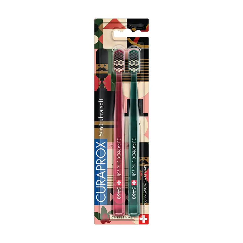 CS 5460 Christmas Edition 2023, 2 pcs, Ultra Soft & Gentle Toothbrush