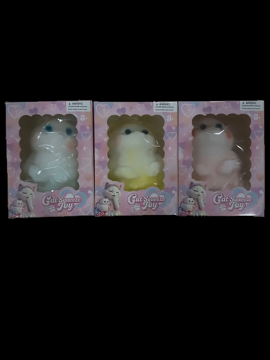 Cat Squishy - Silicone Stress Relief Toy (1 Piece)