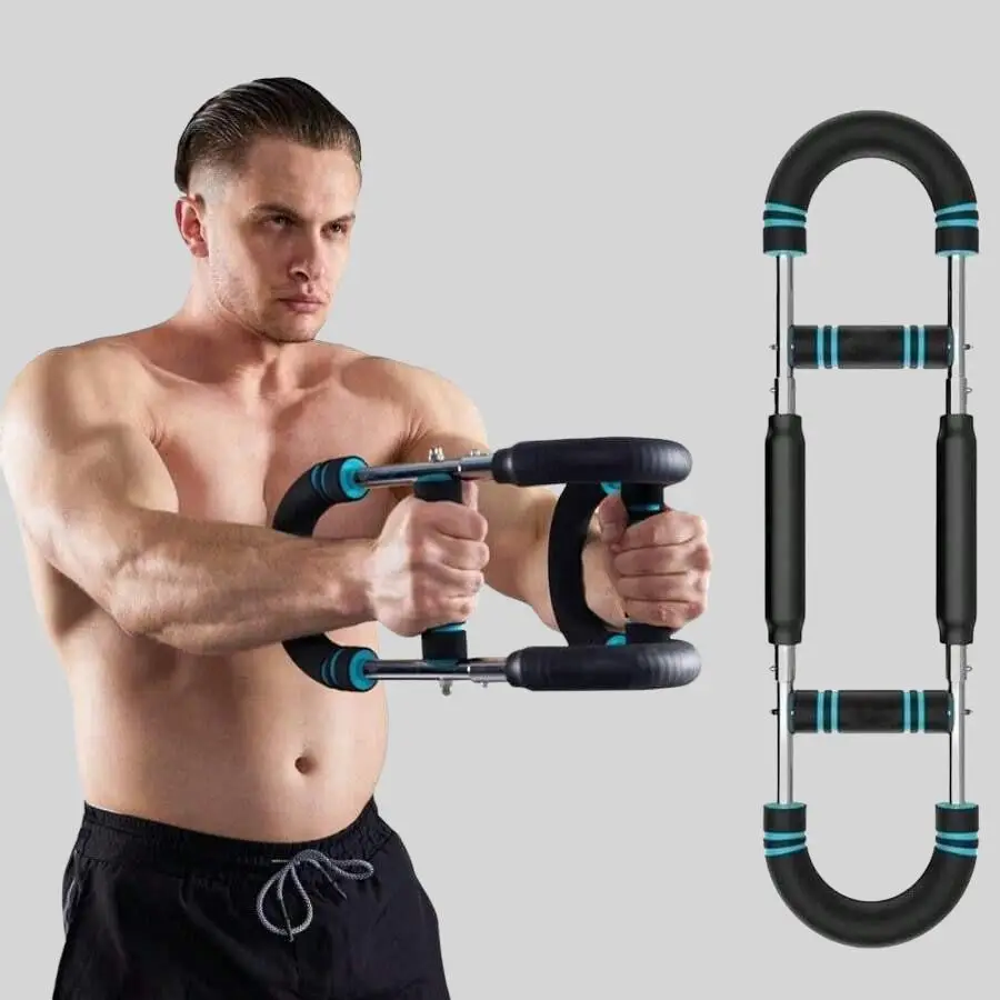 Adjustable Resistance Arm & Ab Trainer, Detachable Arm Strength Training Bar, Multifunctional Fitness Equipment for Home Gym, Workout Equipment
