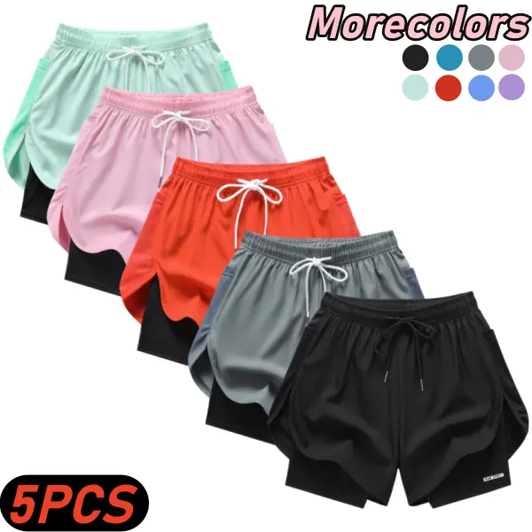 Black + Light Gray + Red + Pink + Light Green