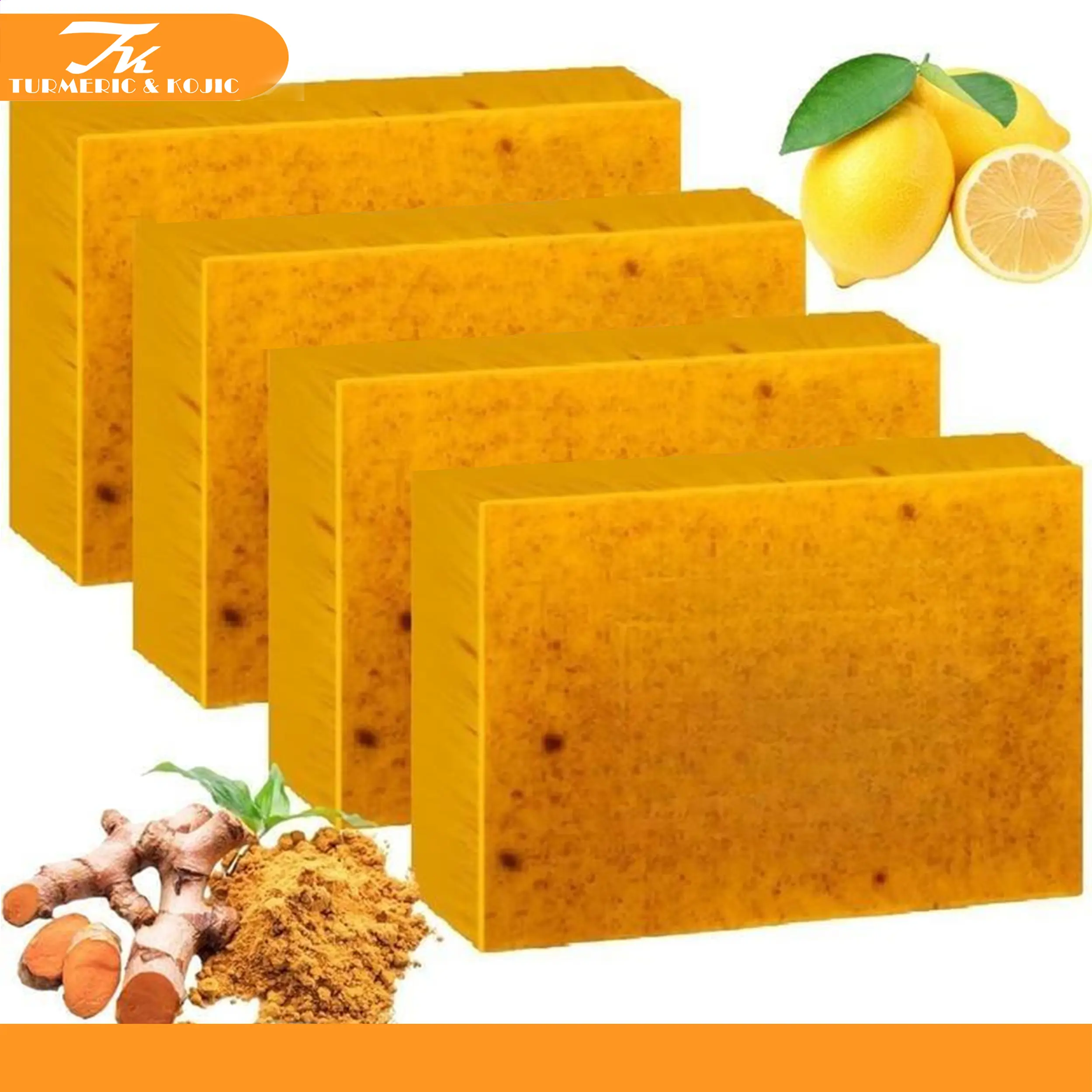 Kojic Turmeric Face Soap, Kojic Soap, Face Cleansing Soap, Turmeric Face and Body Soap, Kojic Face and Body Soap