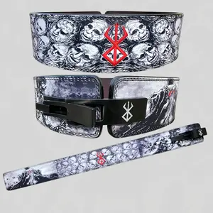 Rage Warrior Power Lever Belt Dark Battle Style Savage Lifting Support Anime Design High-Quality Materials Versatile Usage for Anime Enthusiasts