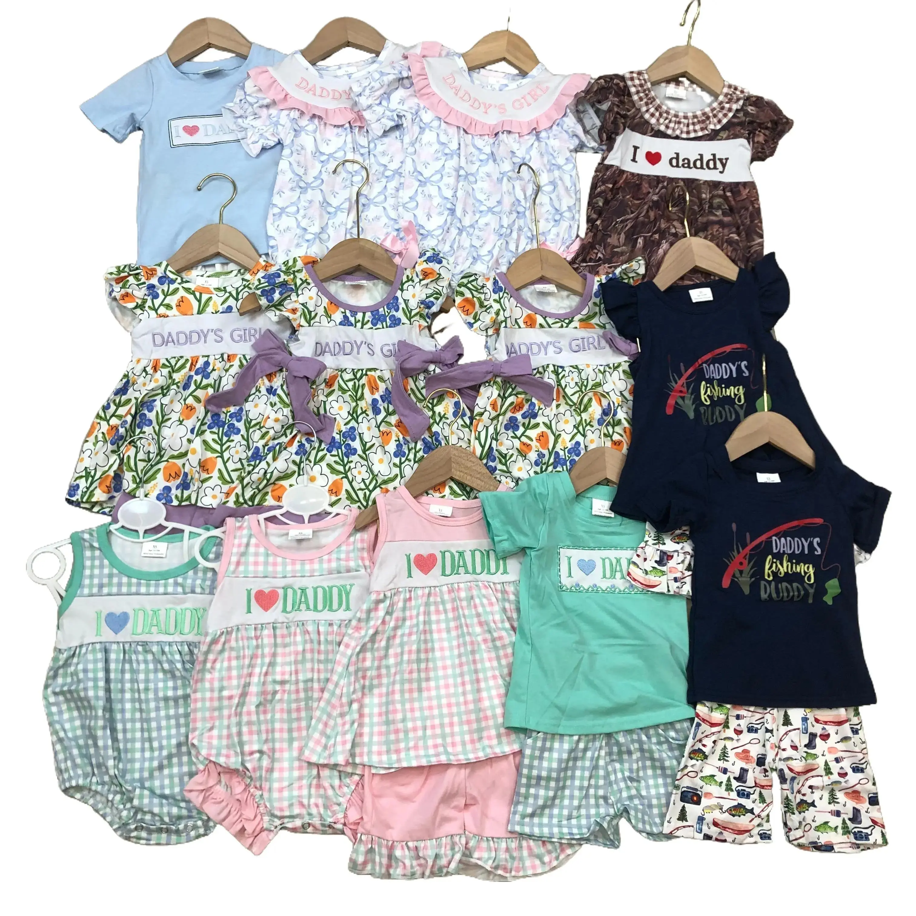 Girls' Solid Co Ord Set, 2-Piece Basic Suit with A-Type Cut Top & Ruffled Bow Shorts, Cotton Spandex Blend, TTS Fit for Toddlers, 2T
